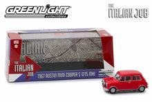 1:43 - The Italian Job (1969) / 1967 Austin Mini Cooper S 1275 MkI (Red with Black Leather Straps)