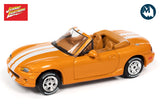 1999 Mazda Miata (Amber Orange Metallic with White Stripes)