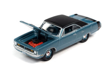1970 Dodge Dart Swinger (B3 Light Blue Poly with Black Roof and Stripe)