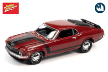 1970 Ford Mustang Boss 302 (Candy Apple Red w/BOSS 302 Black Side Stripes & Hood Stripes)