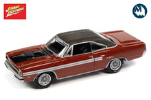 1970 Plymouth GTX (Burnt Orange with Gator Grain Chocolate Brown Roof White Dual Side Stripes)