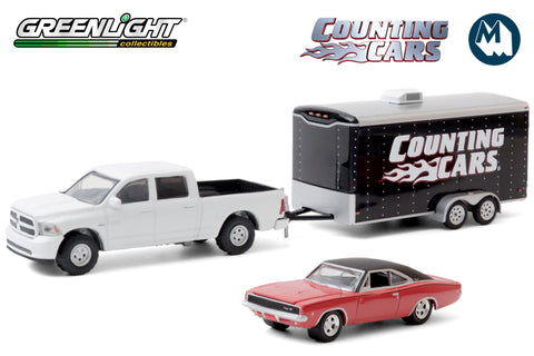Counting Cars - 2014 Ram 1500 with 1968 Dodge Charger R/T in Enclosed Car Hauler