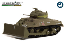 1944 M4 Sherman Dozer Tank with Bulldozer Pusher Blade - U.S. Army World War II - Utah Beach, Normandy