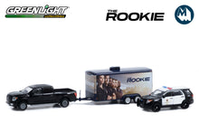 The Rookie / 2020 Nissan Titan Pro-4X with 2013 Ford Police Interceptor Utility - Los Angeles Police Department (LAPD) in Enclosed Car H