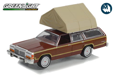 1979 Ford LTD Country Squire with Camp'otel Cartop Sleeper Tent
