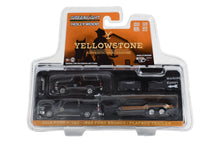 Yellowstone / 2018 Ford F-150 Montana Livestock Association with 1992 Ford Bronco Montana Livestock Association on Flatbed Trailer