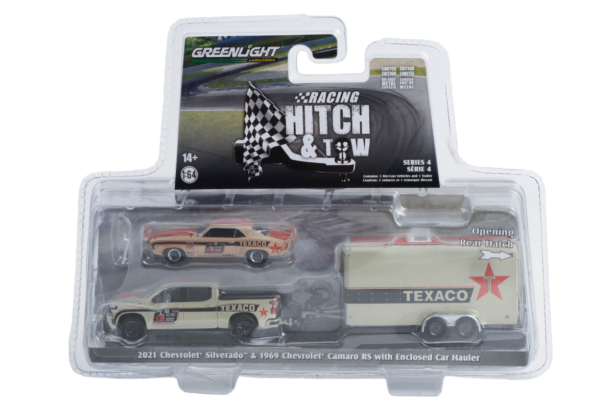 2021 Chevrolet Silverado and 1969 Chevrolet Camaro RS - Texaco #18 - 2021 OPTIMA Ultimate Street Car National Champion - GTV Class with Enclosed Car Hauler