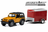2014 Jeep Wrangler Rubicon X and Small Cargo Trailer