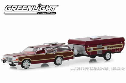 1981 Ford LTD Country Squire and Pop-Up Camper Trailer
