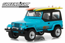 1987 Jeep Wrangler YJ with Surfboard