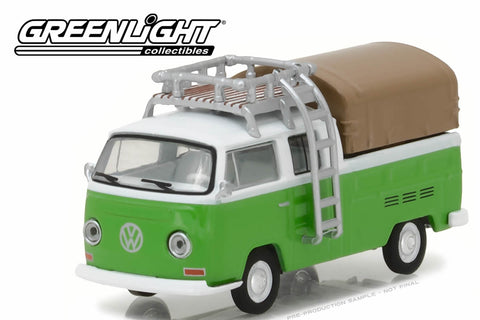 1971 Volkswagen Type 2 Double Cab Pickup with Roof Rack and Canopy