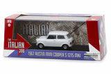 1:43 - The Italian Job (1969) / 1967 Austin Mini Cooper S 1275 MkI (White with Black Leather Straps)