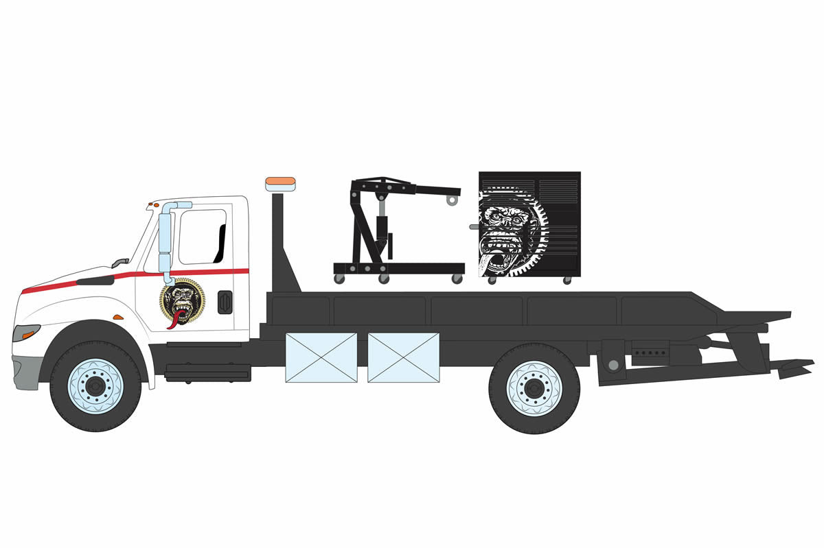 2013 International Durastar Flatbed Gas Monkey Garage (2012-Current TV Series) with Shop Tool Accessories