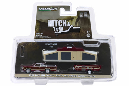1981 Ford LTD Country Squire and Pop-Up Camper Trailer