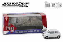 1:43 - The Italian Job (1969) / 1967 Austin Mini Cooper S 1275 MkI (White with Black Leather Straps)