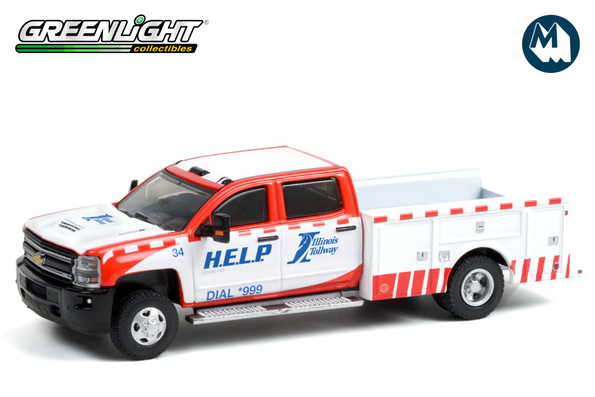 2018 Chevrolet Silverado 3500 Dually Service Bed - Illinois Tollway