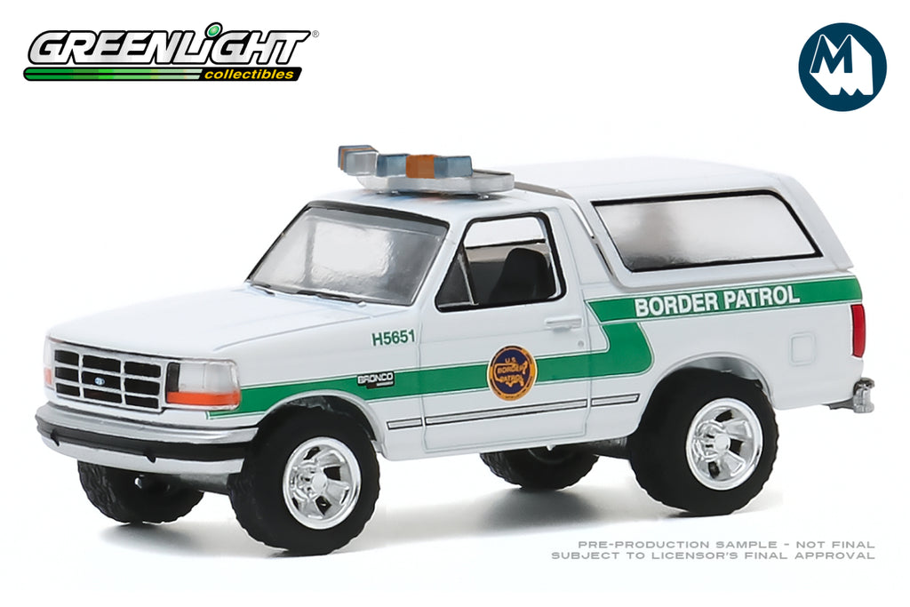 1993 Ford Bronco / U.S. Customs and Border Protection Border Patrol ...