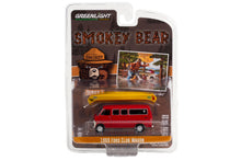 1969 Ford Club Wagon with Canoe on Roof "Care Will Prevent 9 Out Of 10 Forest Fires!"