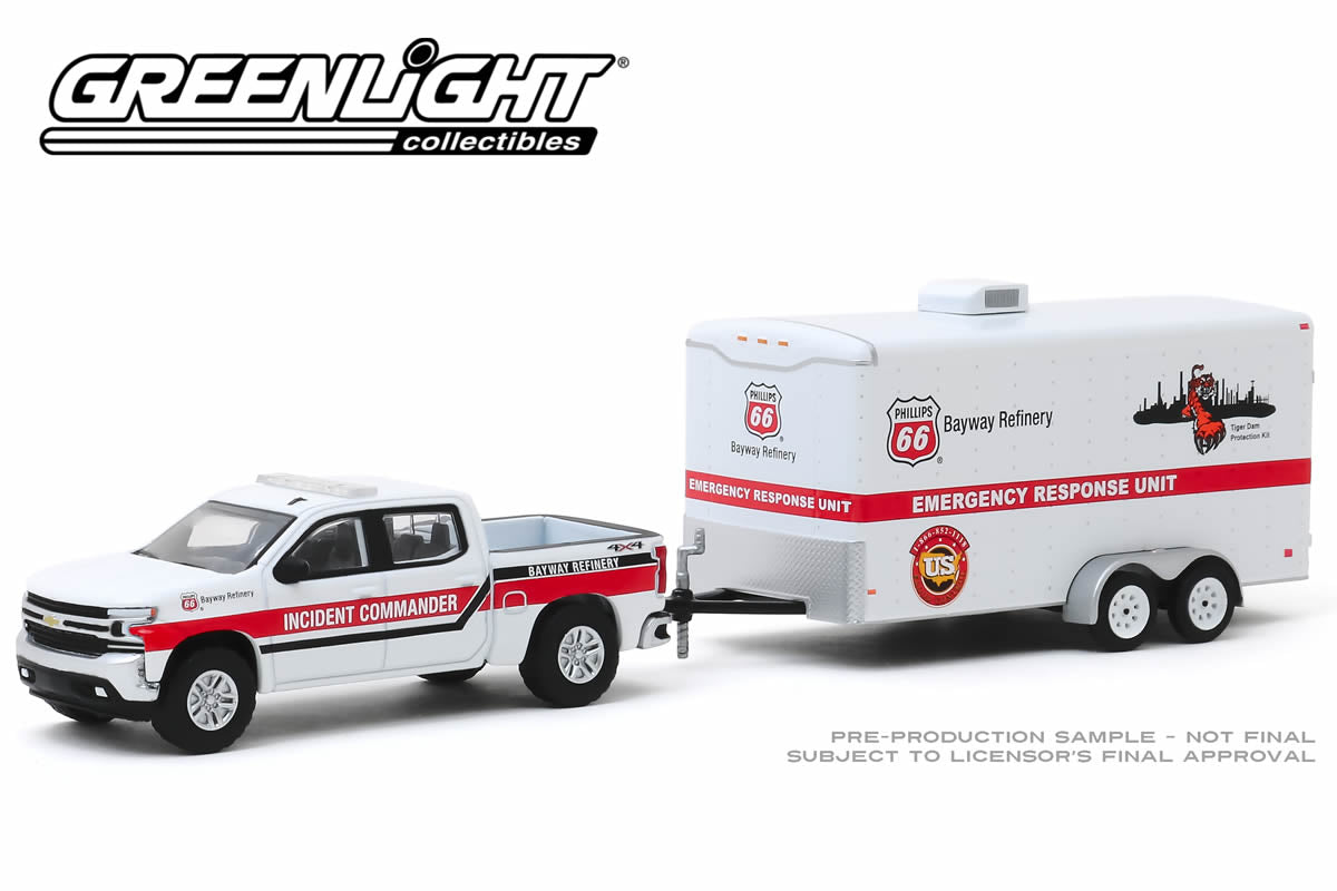 2019 Chevrolet Silverado and Phillips 66 Bayway Refinery Emergency Response Unit Trailer