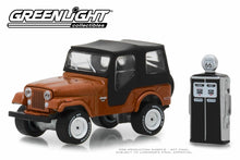 1974 Jeep CJ-5 - Copper Metallic with Vintage Gas Pump