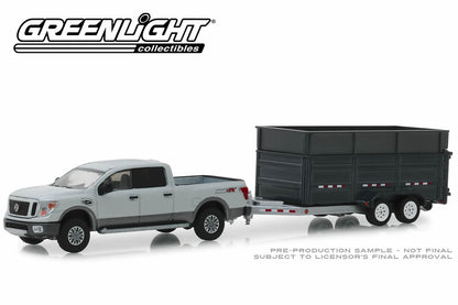 2018 Nissan Titan XD Pro-4X and Double-Axle Dump Trailer