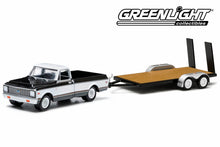 1971 Chevrolet Cheyenne Truck and Flatbed Trailer