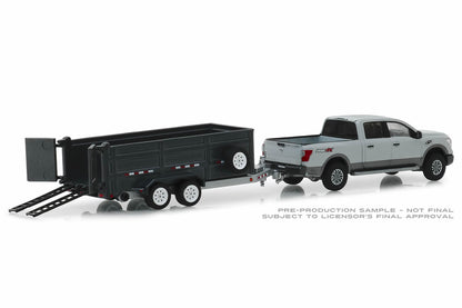 2018 Nissan Titan XD Pro-4X and Double-Axle Dump Trailer