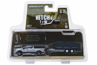 2018 Nissan Titan XD Pro-4X and Double-Axle Dump Trailer