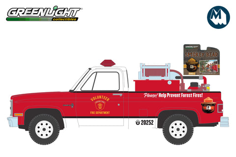 1984 Chevrolet C20 Custom Deluxe with Fire Equipment, Hose and Tank "Please! Help Prevent Forest Fires!"