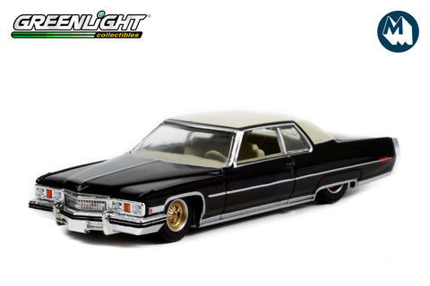 1973 Cadillac Coupe deVille (Black with Gold Wheels)