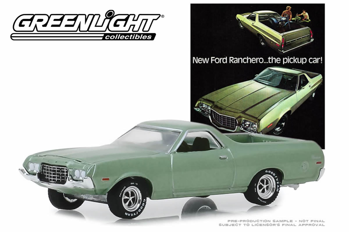 1973 Ranchero Model Kit 1972 Ford Ranchero “New Ford Ranchero…The Pickup Car!” – Modelmatic