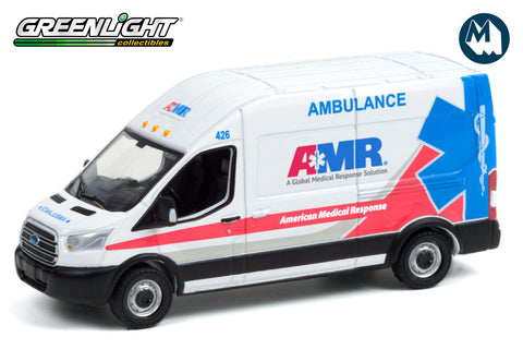 2019 Ford Transit LWB High Roof - American Medical Response (AMR) Ambulance