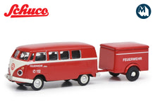 1:87 - VW T1 Bus with Trailer (Feuerwehr)