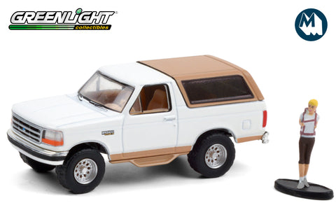 1996 Ford Bronco Eddie Bauer with Backpacker - Oxford White and Light Saddle
