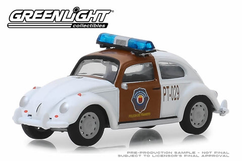 Classic Volkswagen Beetle Chiapas, Mexico Traffic Police