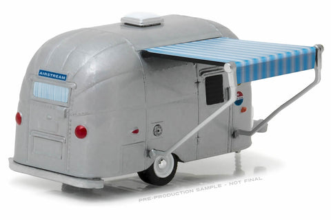 Airstream 16’ Bambi with Blue and White Awning