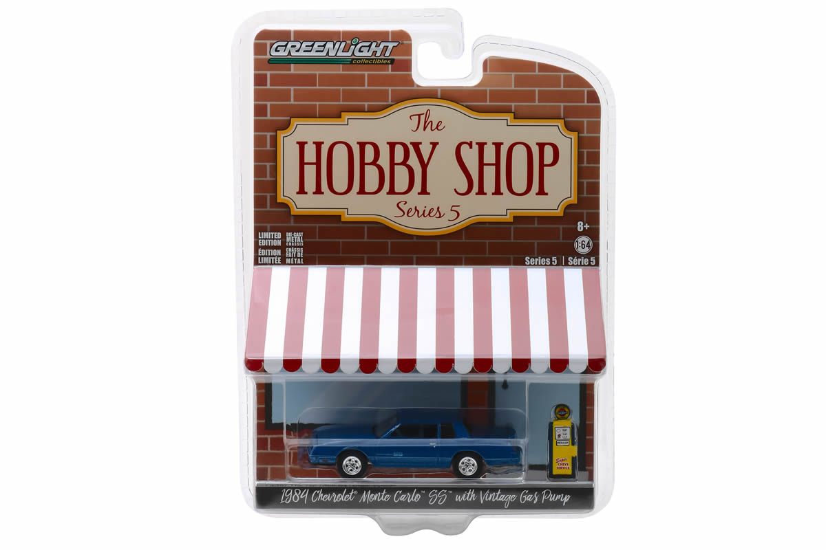 1984 Chevrolet Monte Carlo SS with Vintage Gas Pump