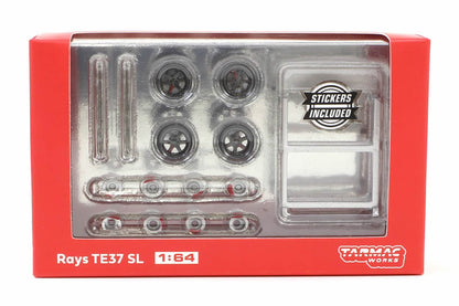 Tarmac Works - 1/64 RAYS TE37 SL Pressed Graphite