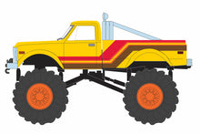 Yellow, Orange, Red and Brown / 1972 Chevrolet K-10 Monster Truck