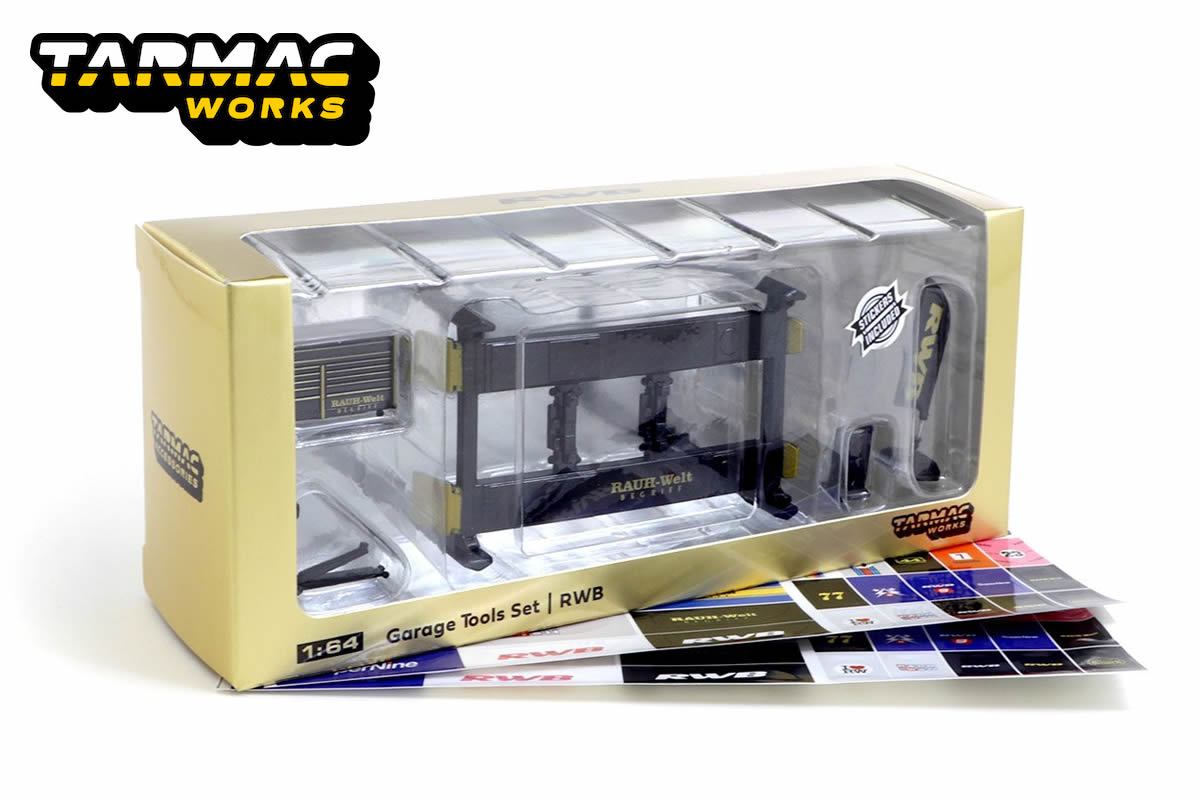 Tarmac Works - 1/64 Garage Tools Set (RWB)