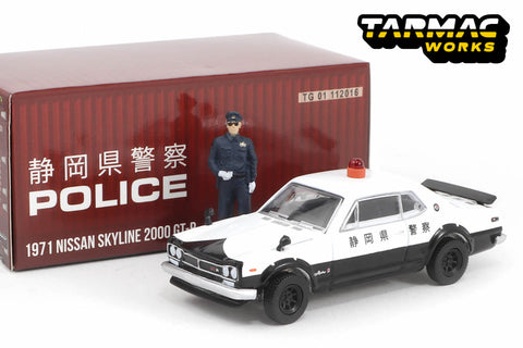 Nissan Skyline 2000 GT-R / Japan Police (with figure)
