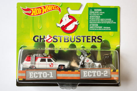Hot Wheels Ghostbusters Ecto-1 & Ecto-2 Twin Pack