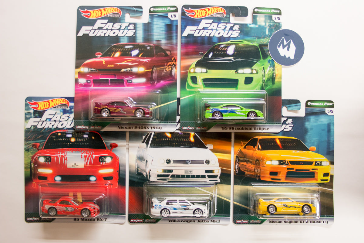 Hot Wheels Fast & Furious Premium 2019 Mix 2 Original Fast / Full sets