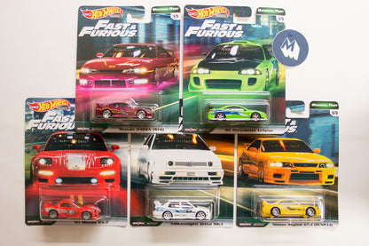 Hot Wheels Fast & Furious Premium 2019 Mix 2 Original Fast / Full sets