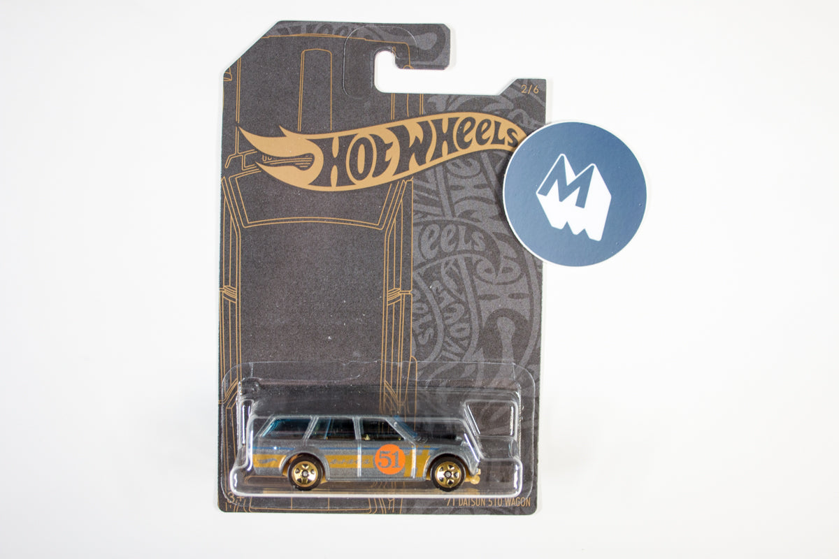 2019 Set of 6 - Hot Wheels Satin & Chrome