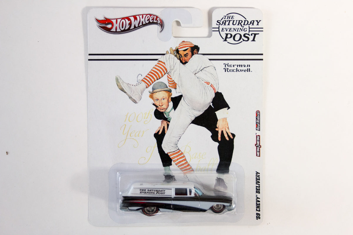 Hot Wheels Pop Culture 2012 The Saturday Evening Post - '59 Chevy Delivery "100th Anniversary of Baseball" / July 8, 1939