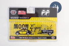 1953 VW Beetle Deluxe U.S.A. Model & Trailer (Mooneyes)