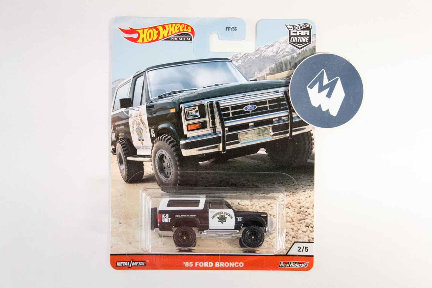 Hot Wheels Car Culture 2020 Mix 3 Wild Terrain / #2 - '85 Ford Bronco