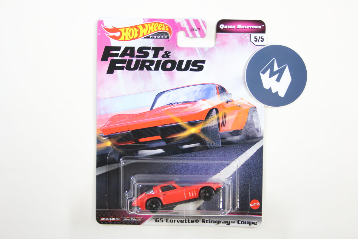 Hot Wheels Fast & Furious Premium 2020 Mix 4 Quick Shifters / #5 - '65 Corvette Stingray Coupe (The Fate of the Furious)