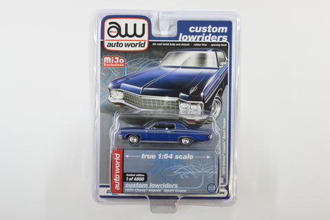 1970 Chevy Impala Sport Coupe - Custom Lowriders (Metallic Blue)
